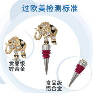 Christmas Wine Stopper Set Plastic Bottle With Santa Snowman Tree Design For Holiday Decorative Use - Product Image 5