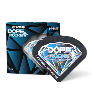 Tùy Chỉnh In Kỹ Thuật Số Ba Chiều Cookie Pouch Mùi Bằng Chứng Chết Cắt Hình Dạng 3.5 3.5G 7G Mylar Túi Với Hộp - Product Image 3