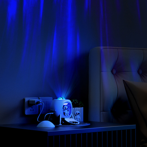 Proyector de Techo LED Nebula con Control Remoto Tipo-C, Iluminación Ambiental Moderna, Lámpara Nocturna con Diseño de Cápsula Espacial, Regulable, Residencial - Product Image 1