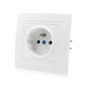 EU Wall Switches And USB Sockets Plugs 1P+E Wall Pin Electrical European French Socket