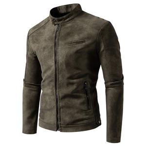 جلد عالي الجودة تصميم مخصص جاكيت لراكبي الدراجات للرجال سريع الجفاف تنفس ماء الجبهة الشتاء - Product Image 3