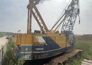 Grue sur chenilles d'occasion Kobelco BM800G 80 tonnes avec flèche à treillis, incluant boîte de vitesses, moteur, pompe et composants essentiels, à prix réduit - Product Image 2