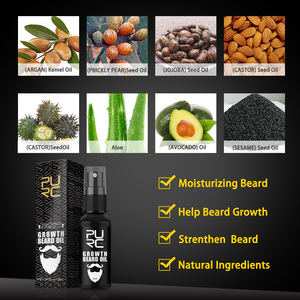 Nhãn Hiệu Riêng Người Đàn Ông Nhanh Chóng Phát Triển Râu Dầu Huyết Thanh Râu Tăng Trưởng Dầu Râu Chải Chuốt Sản Phẩm - Product Image 4