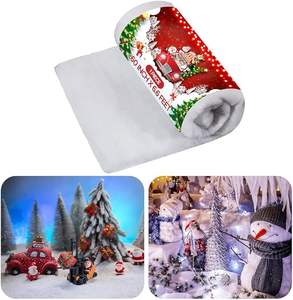 Manta de Nieve Artificial Grande para <span class=keywords><strong>Navidad</strong></span>, Rollo de Nieve Artificial Blanca de 5 x 6.6 Pies para Decoración de Árboles de <span class=keywords><strong>Navidad</strong></span>, Camino de Mesa - Product Image 1