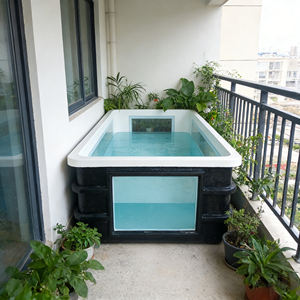 ตู้ปลาไฟเบอร์กลาสสำหรับปลาคาร์ฟและปลาทอง บ่อเลี้ยงปลาสำหรับการเพาะเลี้ยงสัตว์น้ำและตกแต่ง - Product Image 2