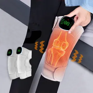 Isı bacak ile OEM amu-hx3 diz masaj aleti terapi masajı ile diz masaj aleti şarj edilebilir buzağı ve diz