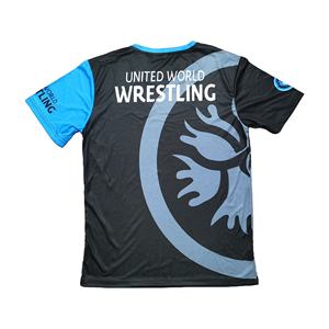 2025 Individuelles Gestricktes Wrestling-Set für Herren T-Shirt + Shorts, 2-teiliges Set mit Vollsublimation, International - Product Image 4