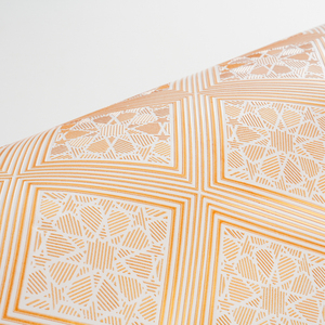 Prix d'usine, papier de revêtement en PVC gaufré blanc Lannaige 238 239 pour dalles de plafond en plâtre laminé, vente en gros - Product Image 1