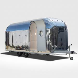 Camionnette mobile blanche pour la livraison d'aliments surgelés, idéale pour la restauration de rue et les cuisines mobiles - Product Image 1