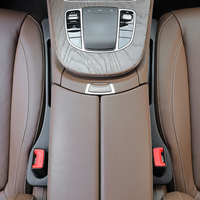 Console universelle élastique en cuir Grain siège de voiture couvercle de remplissage d'écart organisateur latéral pour décoration intérieure accessoires Auto