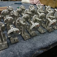 Kit de quincaillerie moderne pour auvents et balustrades en acier inoxydable SUS 304 certifié ISO9001 et CE, avec accessoires adaptés au verre