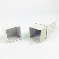 Boîte en papier rigide élégante personnalisée avec estampage à chaud pour l'emballage de cadeaux de beauté