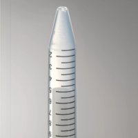 Tube de centrifugation 12500xg 15mL avec trou de ponction et joint en caoutchouc butyle, embout pour aiguille, sans DNase/RNase, non pyrogène