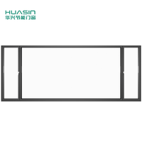 Huasin Fenêtre inclinable et tournante en alliage d'aluminium de haute qualité avec verre Low-E pour maison passive
