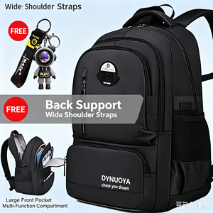 <b>Waterproof</b> Student <b>Backpack</b> Large Capacity <b>School</b> Bag Lightweight Oxford Laptop Compartment Custom Logo for Travel 35-45L - Product Image 4