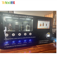 Distributeur automatique intelligent de parfums en échantillon, machine de vente de parfums à pulvérisation automatique, petite machine de vente de parfums à service libre pour l'international