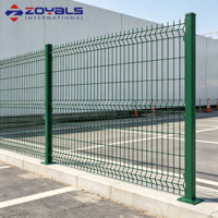 Clôture en treillis métallique 3D sur mesure, fabriquée en usine, barrière de sécurité, panneau de clôture soudé pour la protection des aéroports et des voies ferrées