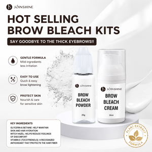 Kit Schiarente per Sopracciglia JOINSHINE, Polvere e Crema Schiarente con Formula Delicata <span class=keywords><strong>a</strong></span> Base <span class=keywords><strong>di</strong></span> Estratti Vegetali, Uso Professionale e Domestico - Product Image 1