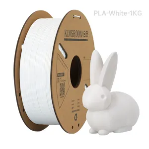 Filament d'usine pour imprimante 3D Kingroon Filament Pla 1.75mm 1KG Précision dimensionnelle +/- 0.02mm Convient pour imprimante 3D Fdm
