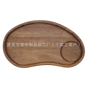 Bandeja de Servir de Madera de Acacia de 24x13 cm para Café, Té, Postres, Uso Doméstico - Product Image 4