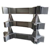 Pièces de rechange pour machines, composants de base de poutre en grillage soudé en acier au carbone Q235B/Q345B haute résistance, galvanisés à chaud
