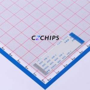 JS05B-30P-050-3-4 FFC <b>Cable</b> (Flexible Flat <b>Cable</b>) P=0.5mm Connector 30P 0.5mm 0.3mm Reverse - Product Image 1