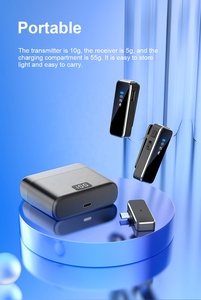 Micrófono Inalámbrico <span class=keywords><strong>M3</strong></span> Lavalier para Móvil, TV, Canto, Deportes, Micrófono Profesional para Podcast, Transmisión en Vivo, Tiktok y <span class=keywords><strong>YouTube</strong></span> - Product Image 4