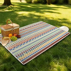 Waterproof Eco-Friendly Foldable <b>Outdoor</b> <b>Mat</b> Built-in Inflator Pump Storage Buckle Portable Large for Camping Picnic Travel - Product Image 3