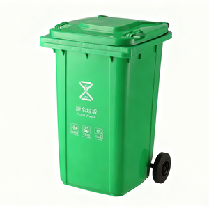 Bidoni <span class=keywords><strong>per</strong></span> Rifiuti in <span class=keywords><strong>Plastica</strong></span> Riciclata, Contenitori <span class=keywords><strong>per</strong></span> Spazzatura di Grandi Dimensioni con Ruote, Capacità 30/50L/100L/120L/240L, <span class=keywords><strong>per</strong></span> Esterni - Product Image 5