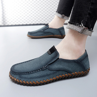 Mocassins Homme Faits Main Grande Taille 38-47, Chaussures de Conduite Décontractées en Cuir, Mocassins Souples pour la Marche