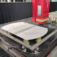 Centre d'usinage CNC ATC 5 axes, scie à pont 1325 1530 pour la découpe de marbre, granit et pierres tombales