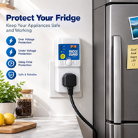 Protecteur de tension monophasé haute qualité pour téléviseur/réfrigérateur 220V AC en matériau PC