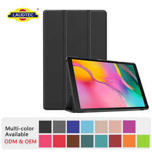Funda Trifold Folio Premium de PU+PC Laudtec con Función de Activación/Suspensión Automática, Soporte Multiángulo, Protección Contra Caídas en las 4 Esquinas para iPad 10.ª Generación A16 - Product Image 1