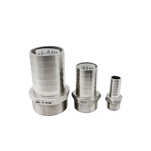 BSP ulir laki-laki 1/2 "X 14mm selang ekor duri 304 selang segi enam baja tahan karat konektor fiting pipa berduri - Product Image 6