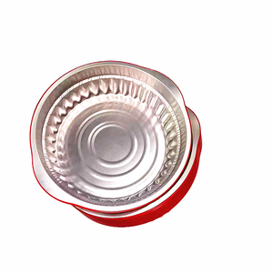 Bandeja de aluminio reutilizable de alta resistencia con asas integradas y PET de grado alimenticio para hornear y cocinar - Product Image 2