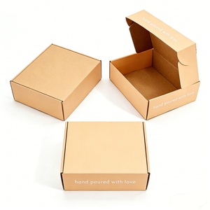 Eco-friendly Corrugated Mailing Box Paper Cardboard Box Airplane Box Easy Self-locking Folding Box Lower Cost Package - Product Image 5