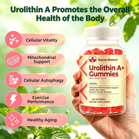 Gummies de Mitochondriale Urolithin à Formule Personnalisée Rayuan Biotech (Certifiées GMP) pour la Santé Cellulaire, Échantillon Disponible, Faible MOQ, 2