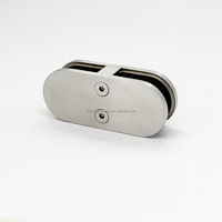 Stainless Steel Glass Clamp for Railing System Contemporary 304/316 Hotel Balcony Stair Rust Resistant Handrail Accessories
