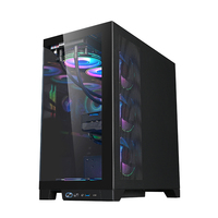 High Airflow ATX Computer Case Supports 360mm AIO Liquid Cooling 7 Expansion Slots RGB Gaming Chassis With Type-C Port