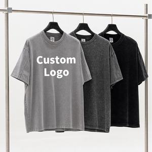 Camiseta Blanca Vintage de Verano para <span class=keywords><strong>Hombre</strong></span>, 100% Algodón, 280g, Manga Corta, Modelo INS para Ropa - Product Image 2