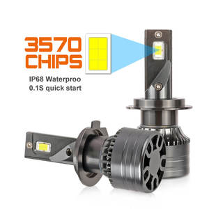 V13 3570 Puce 22000LM 100W 6000K Phare Led H7 H11 Ampoule Led <span class=keywords><strong>H1</strong></span> H3 H7 H11 9005 9006 Phare Led De Voiture - Product Image 2