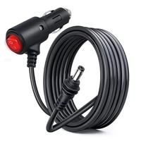 Câble d'alimentation 3m 5m 12V 24V allume-cigare de voiture vers DC 5521, câble d'alimentation Starlink Mini pour Starlink