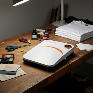 Máquina de Prensa de Calor Vevor de 12x10 Pulgadas, Plana, para Sublimación de Camisetas, Operación Manual, Blanca y Naranja - Product Image 2