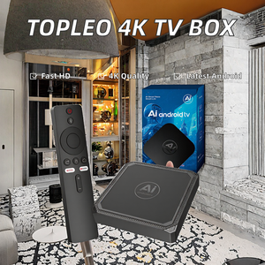 Topleo Smart TV Box 4K Android 14 Quad Core 8GB RAM WiFi de Doble Banda Alta Velocidad HD - Product Image 5