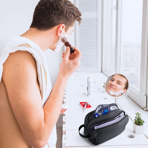 Toiletry Bag for Men Travel Toiletry Organizer Dopp Kit Water-resistant Shaving Bag for Toiletries <b>Accessories</b> Medium size - Product Image 6