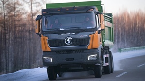 Camion benne Shacman X5000 6x4 385HP AMT automatique avec suspension pneumatique, siège et commande vocale pour la construction urbaine - Product Image 4