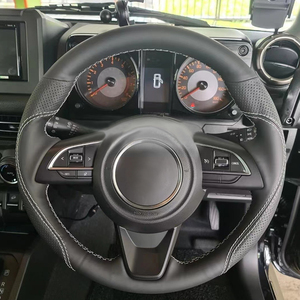 Housse de <span class=keywords><strong>volant</strong></span> pour Suzuki Jimny Sierra Swift JB74W JB64W 2019-2022 Année <span class=keywords><strong>Tuning</strong></span> Funda Volante Accessoires d'intérieur de voiture - Product Image 2