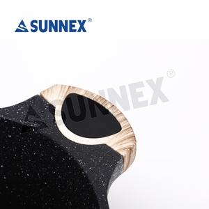 Sunnex — service de vaisselle pour pique-nique, Camping en plein air, revêtement de pierre médicale à Induction, Casserole profonde - Product Image 3