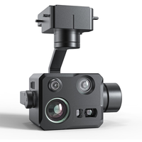Caméra de drone H4T-25 Mini 3 axes 8K avec stabilisateur à quatre capteurs, 48MP, zoom optique 10X, caméra thermique IR 25mm, télémètre laser 1200m