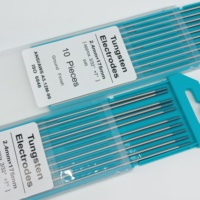Electrodo de tungsteno de tierras raras, electrodo Aqua Blue Tip 3/32x7